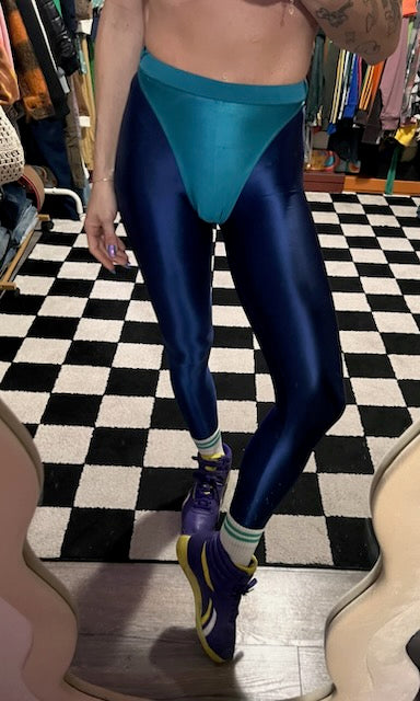 Deep Ocean leggings with colored briefs