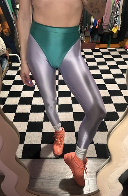 Easy Purple leggings with colored briefs