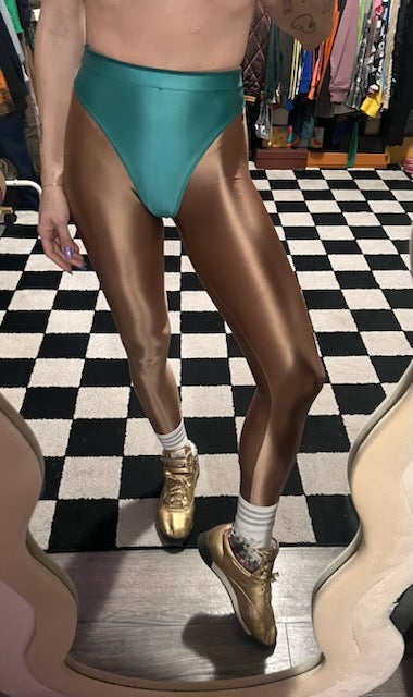 Morning Coffee leggings with colored briefs