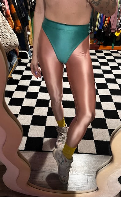 Rose Goldie leggings with colored briefs