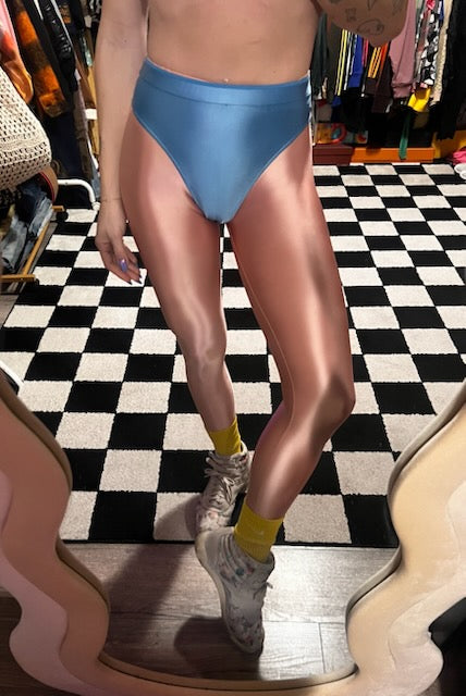 Rose Goldie leggings with colored briefs