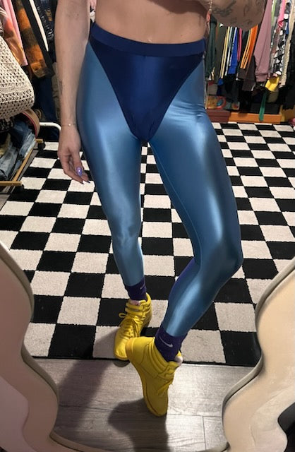Sky High leggings with colored briefs