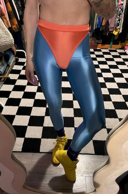 Sky High leggings with colored briefs