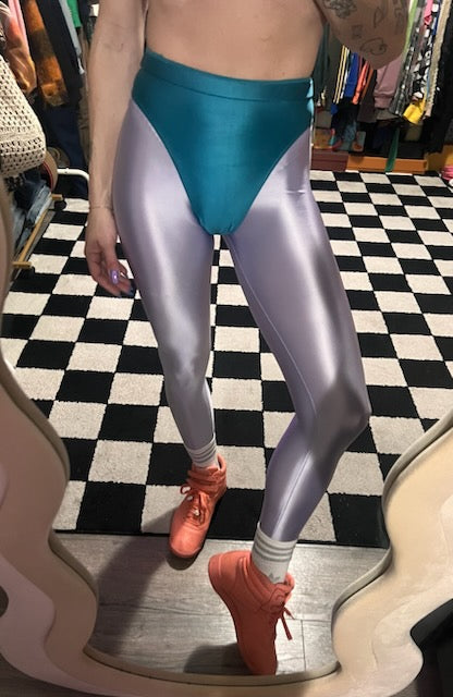 Easy Purple leggings with colored briefs