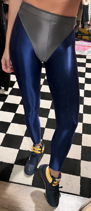 Deep Ocean leggings with colored briefs
